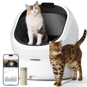 Automatic Litter Box with AI-Camera Waste Analysis
